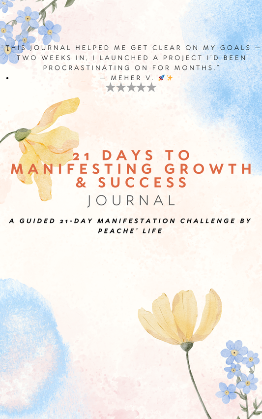 🚀 Manifestation of Growth & Success – 21 Day Guided Workbook