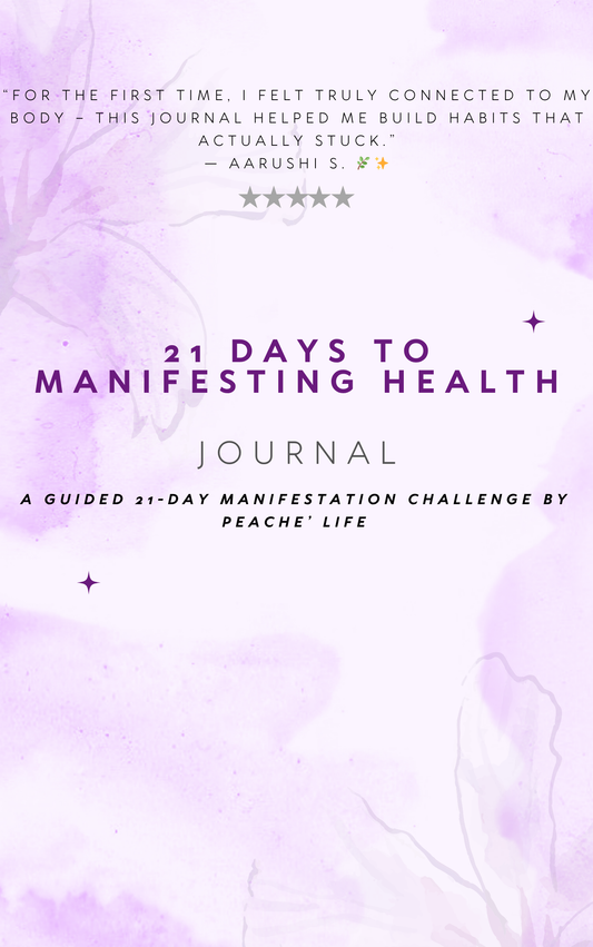 🌿 Manifestation of Health – 21 Day Guided Workbook
